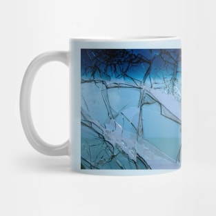 Broken glass. Mug